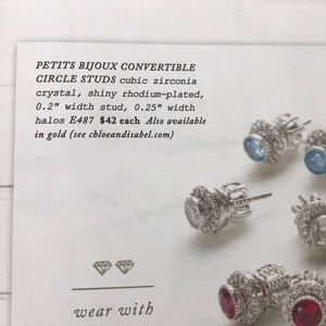 Chloe + Isabel Jewelry - 💌 Petite Bijoux Convertible Circle Studs-Sept Chloe + Isabel Jewelry - 💌 Petite Bijoux Convertible Circle Studs-Sept